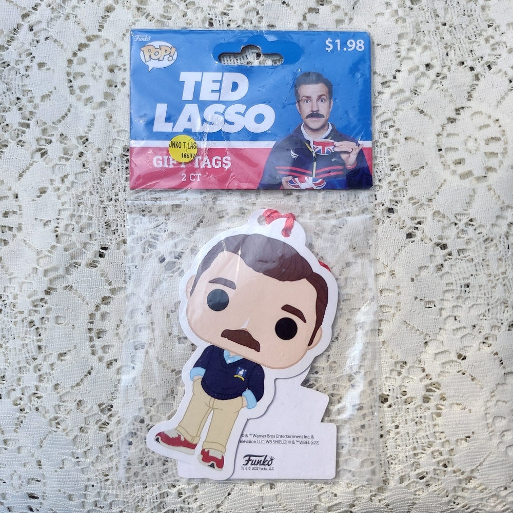 Pack of 2 Ted Lasso Gift Tags by Funko Pop